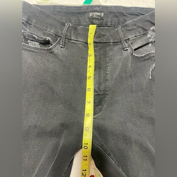 MOTHER Looker Ankle Fray in Guilty As Sin Size 27 - Picture 10 of 15